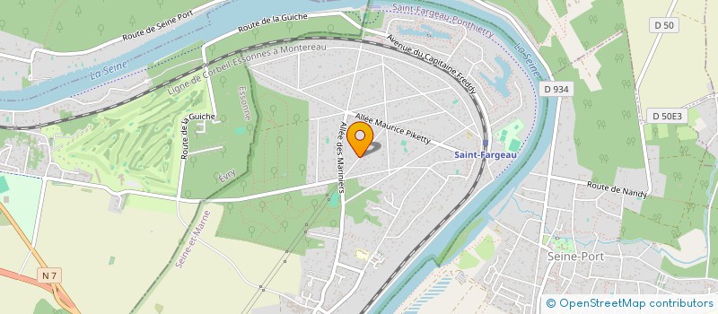 localisation de l'entreprise S T B  SAINT-FARGEAU-PONTHIERRY