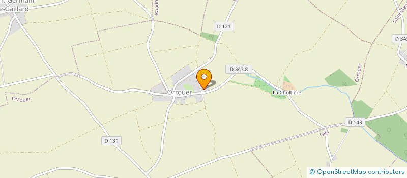 localisation de l'entreprise S.T.B à ORROUER