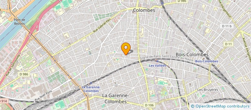 localisation de l'entreprise S.T.B. 92  COLOMBES