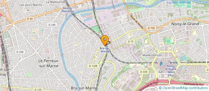 localisation de l'entreprise S.T.B.CROISSANTERIE à BRY SUR MARNE