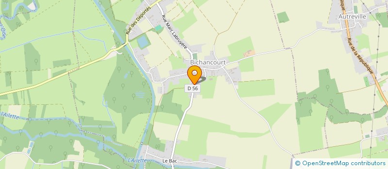 localisation de l'entreprise S T B E  MAREST-DAMPCOURT