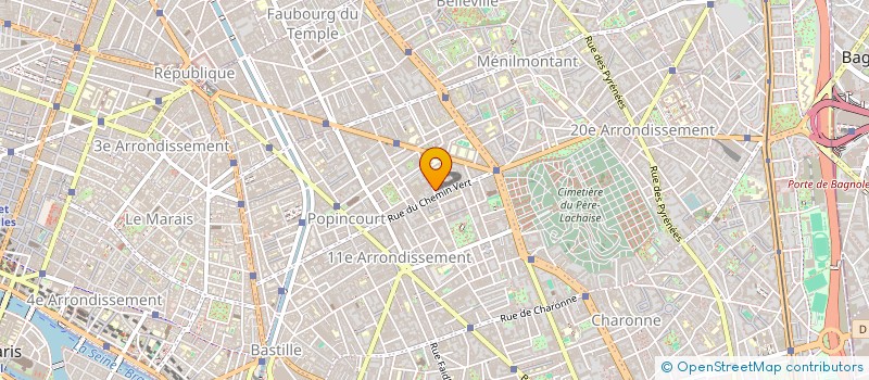 localisation de l'entreprise S T B I  PARIS