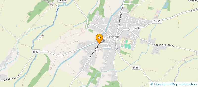 localisation de l'entreprise S.T.B.M à LHERM