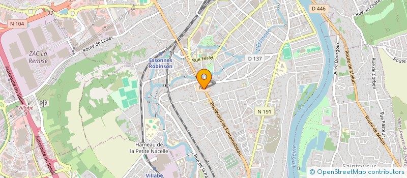 localisation de l'entreprise S.T.B.M. à CORBEIL-ESSONNES