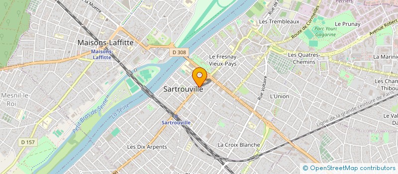 localisation de l'entreprise S.T.B RENOV  SARTROUVILLE