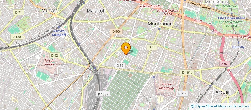 localisation de l'entreprise S.T.B (SAFI TRAVAUX BATIMENTS)  MONTROUGE