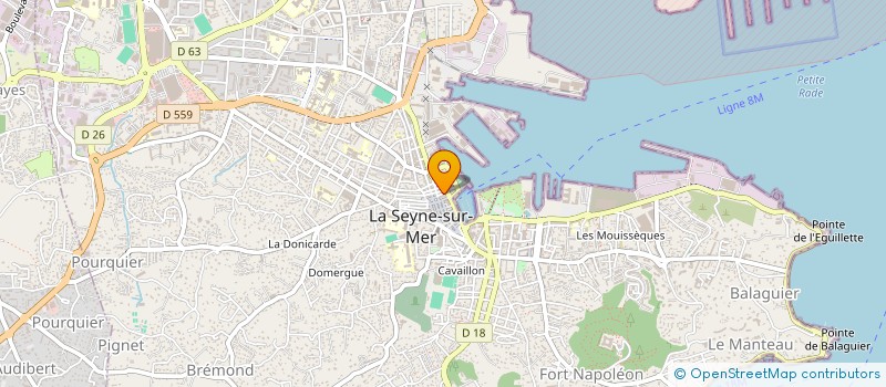 localisation de l'entreprise S T B V à LA SEYNE-SUR-MER