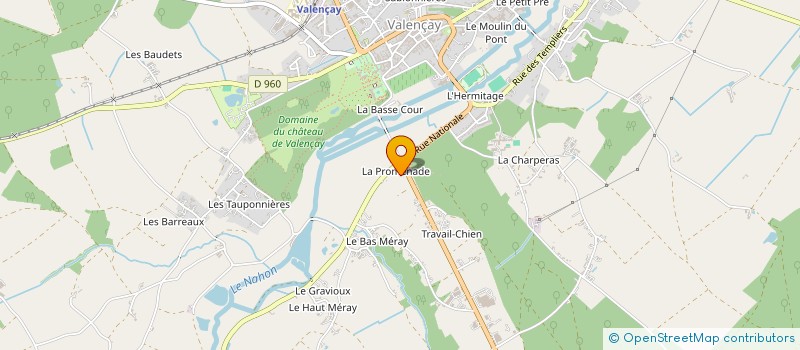 localisation de l'entreprise S.T.C CENTRE  CHATILLON-SUR-CHER