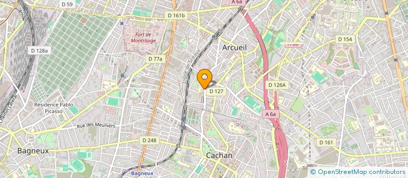 localisation de l'entreprise S.T & CO à ARCUEIL