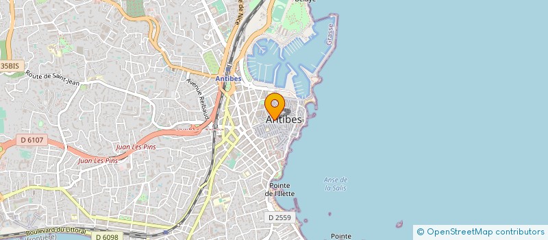 localisation de l'entreprise S.T. CONCEPT COIFFURE à ANTIBES
