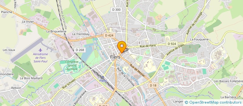 localisation de l'entreprise S T D à FLERS