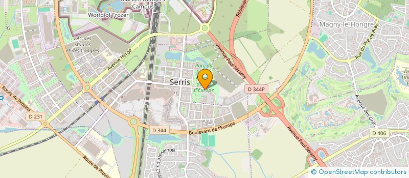 localisation de l'entreprise S.T.D.H  SERRIS