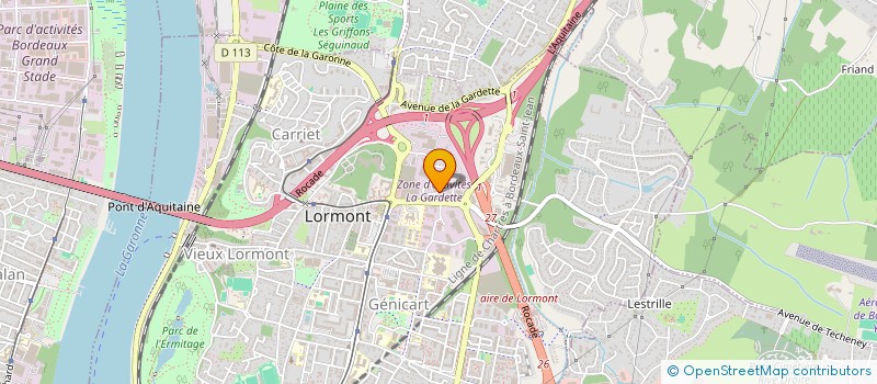 localisation de l'entreprise S.T.D.L  LORMONT