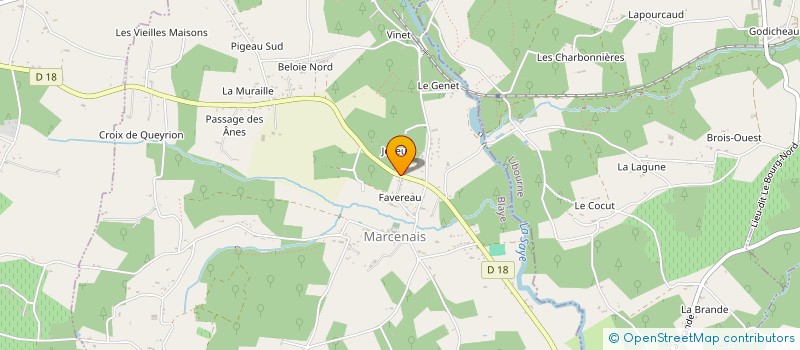 localisation de l'entreprise S.T.D SOCIETE DES TRANSPORTS DUMAS à MARCENAIS
