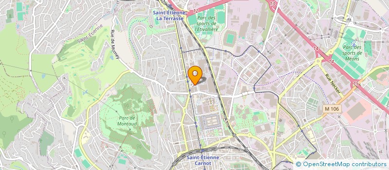 localisation de l'entreprise S.T. DIALECTICA  SAINT-ETIENNE