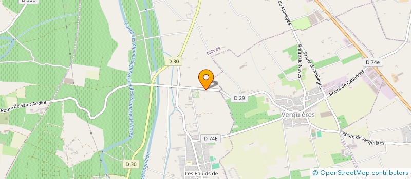 localisation de l'entreprise S.T. DISTRIBUTION  NOVES