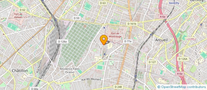 localisation de l'entreprise S.T.E à BAGNEUX