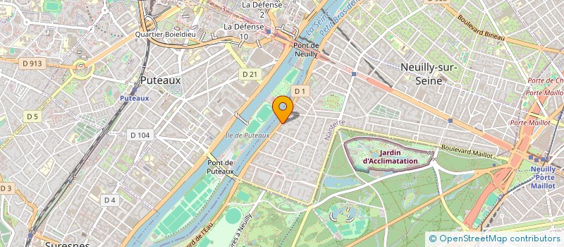 localisation de l'entreprise S.T.E. à NEUILLY-SUR-SEINE