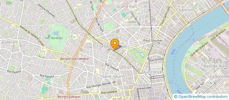 localisation de l'entreprise S T E AQUITAINE à BORDEAUX