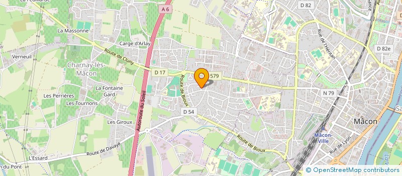 localisation de l'entreprise S.T.E.M. à CHARNAY-LES-MACON
