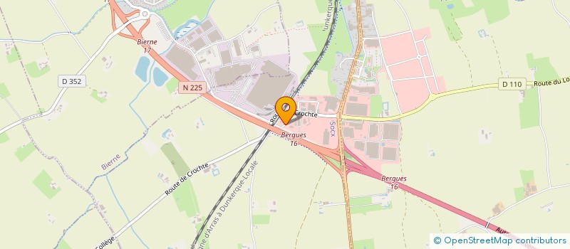 localisation de l'entreprise S.T.E.M.E. à TETEGHEM-COUDEKERQUE-VILLAGE