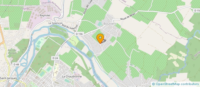 localisation de l'entreprise S T E P à BOUTIERS-SAINT-TROJAN
