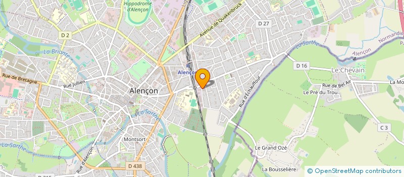 localisation de l'entreprise S.T. ENERGIE RENOUVELABLE à ALENCON