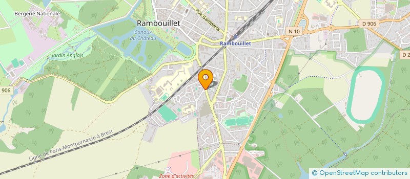localisation de l'entreprise S&T ENGINEERING  RAMBOUILLET