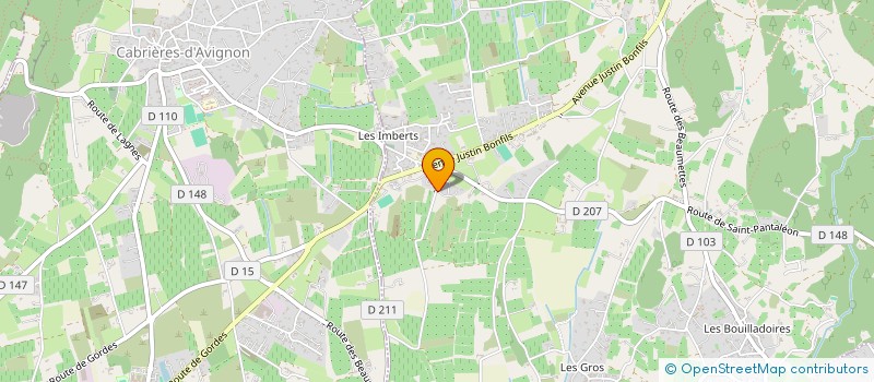 localisation de l'entreprise S T F  GORDES