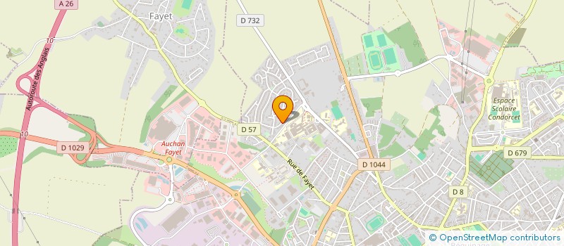 localisation de l'entreprise S.T.F. à SAINT-QUENTIN