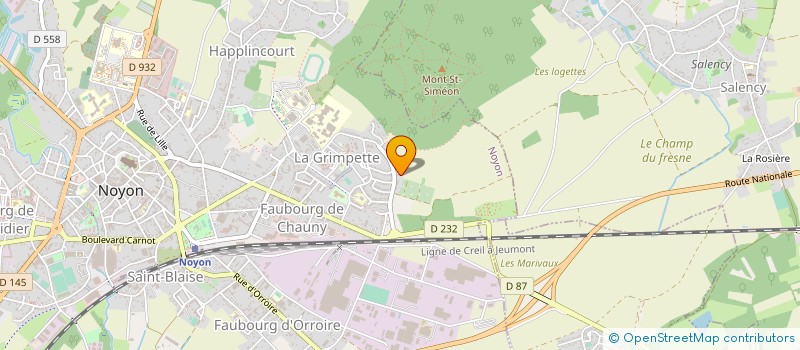 localisation de l'entreprise S.T.F.P à LE BLANC-MESNIL