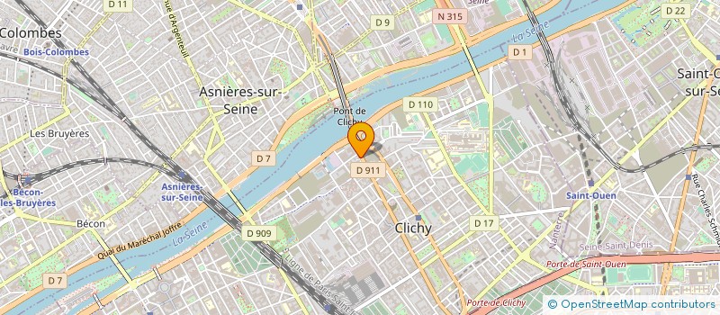 localisation de l'entreprise S.T.G.A. à CLICHY