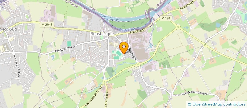 localisation de l'entreprise S.T.G.P. à BOUSBECQUE