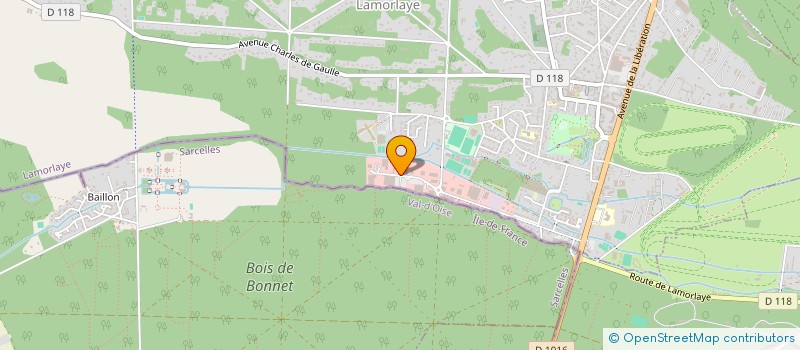 localisation de l'entreprise S.T.H.HIPAVIA  LAMORLAYE