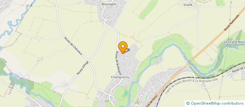 localisation de l'entreprise S.T. HABITAT RENOVATIONS  LA CRECHE