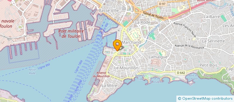 localisation de l'entreprise S.T.I à TOULON