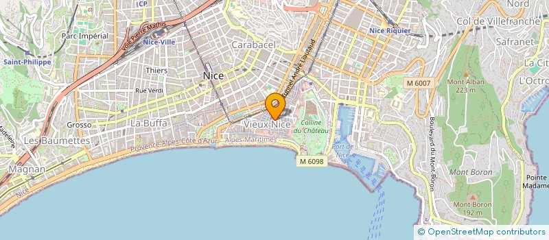 localisation de l'entreprise S.T.I à NICE
