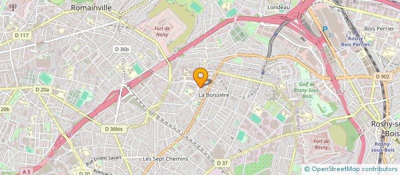 localisation de l'entreprise S.T.I DECO à MONTREUIL