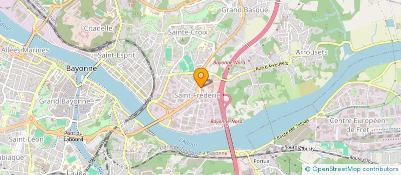 localisation de l'entreprise S.T.I.G.A. à BAYONNE