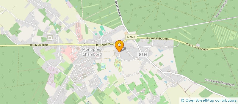 localisation de l'entreprise S.T.I.G IMMO  MONT-PRES-CHAMBORD