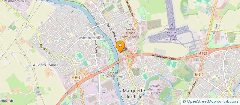 localisation de l'entreprise S.T.I.L  WAMBRECHIES