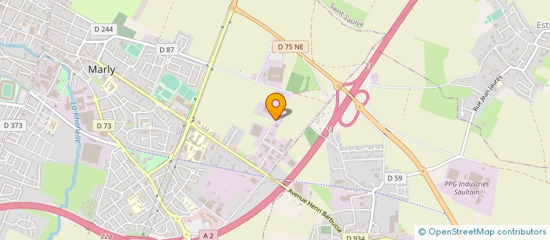 localisation de l'entreprise S.T.I.M.E  SAULTAIN