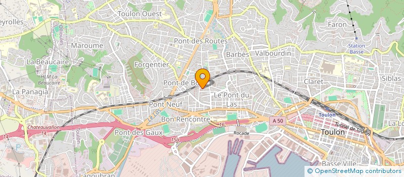 localisation de l'entreprise S T I P  TOULON