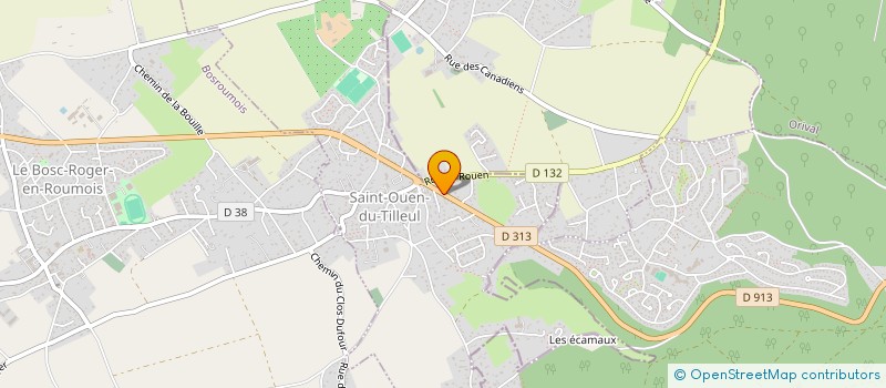 localisation de l'entreprise S.T IMMO45  CAUDEBEC-LES-ELBEUF