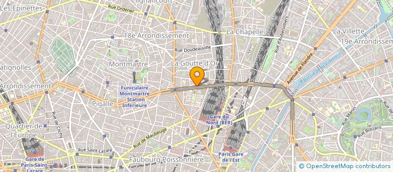 localisation de l'entreprise S-T- J  PARIS
