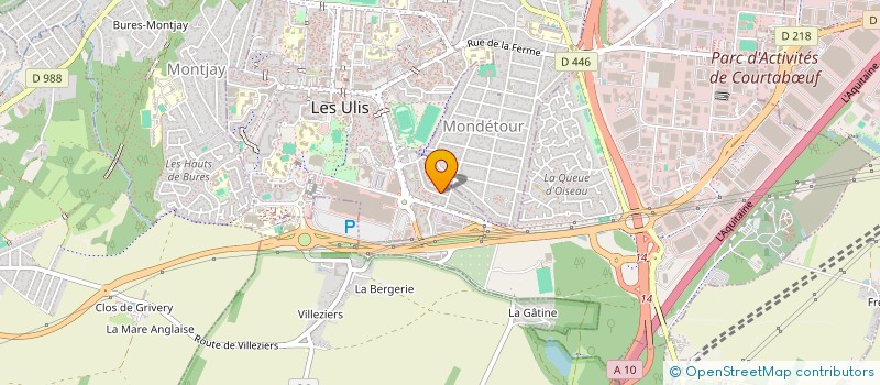 localisation de l'entreprise S.T.J P à LES ULIS
