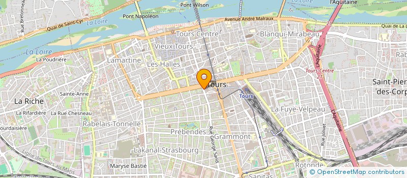 localisation de l'entreprise S.T.L. 37  TOURS