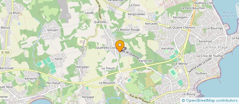 localisation de l'entreprise S.T.L  LARMOR-PLAGE