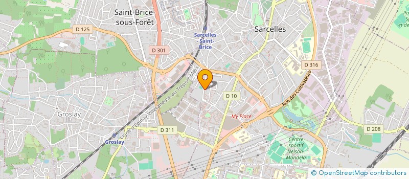 localisation de l'entreprise S T L à SARCELLES