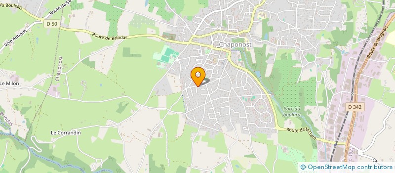 localisation de l'entreprise S T L  CHAPONOST